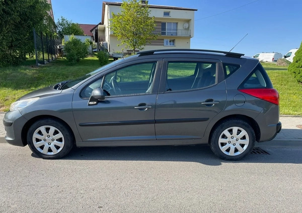 Peugeot 207 cena 10800 przebieg: 166800, rok produkcji 2008 z Dobczyce małe 232